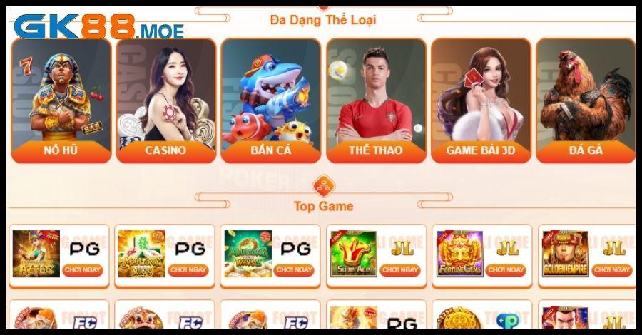 Chơi game cá cược trên GK88 cùng bàn phím cơ 